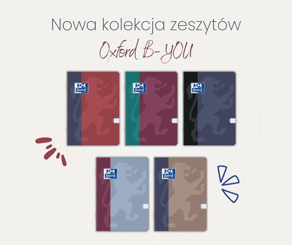 Kolekcja zeszytów Oxford B-YOU